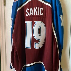 Joe Sakic Fanatics Vintage Hockey Colorado Avalanche Jersey